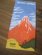 Brosjyre RADIO JAPAN NHK 1964