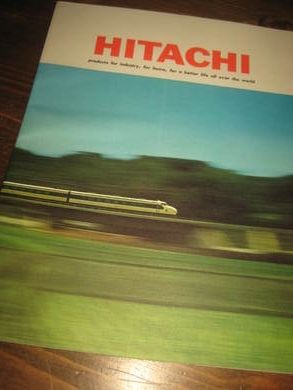 Brosjyre fra HITACHI på 60 tallet, 20 sider. 