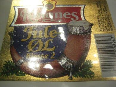 JULE ØL fra Ringnes Bryggeri Dette er etikett nr 11