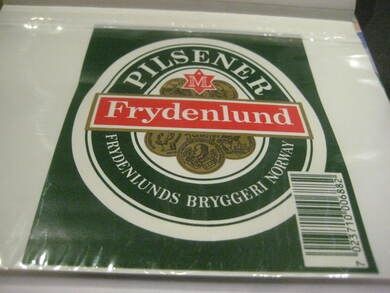 PILSNER fra Frydenlund Bryggeri Dette er etikett nr 19