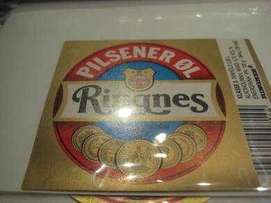 PILSNER ØL fra Ringnes bryggeri Dette er etikett nr 1