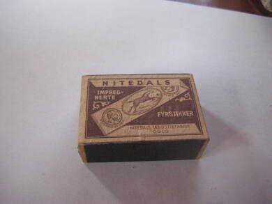 Fyrstikkeske fra Nitedals Tændstikfabrik, Oslo