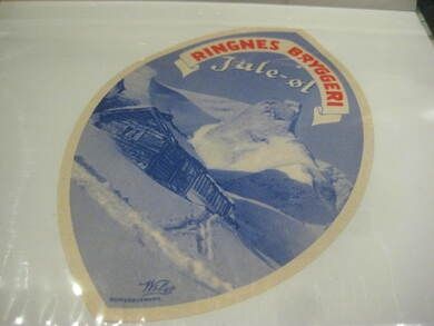 JULE ØL fra RINGNES BRYGGERI Dette er etikett nr 27