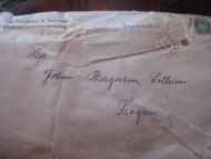 Brev frfa Skedsmo & S&oslash;rums Eletricitetsforsyning 1913