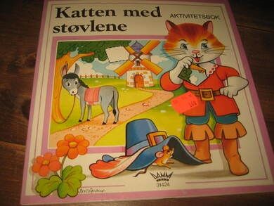 KATTEN MED STØVLENE Ubrukt aktivitetsbok
