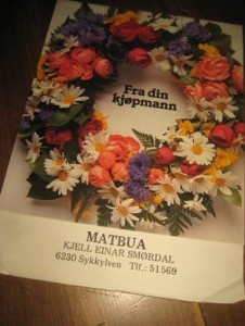 MATBUA, KJELL EINAR SMØRDAL, Sykkylven. 1981