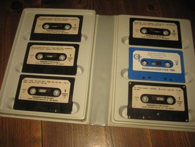 SANGER VI ER GLAD I!! Sanger innspilt på 6 kassetter med religiøs musikk selges under ett