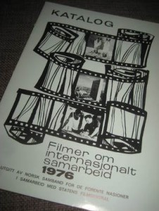 KATALOG over Filmer om Internasjonalt samarbeid, 1976