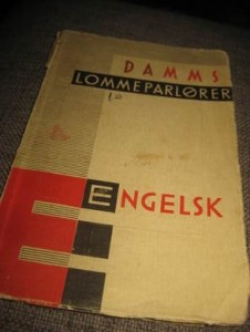 DAMMS LOMMEPARLØRER. ENGELSK. NORSK, 1938