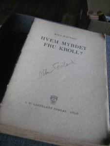 WALTARI: HVEM MYRDET FRU KROLL? 1939