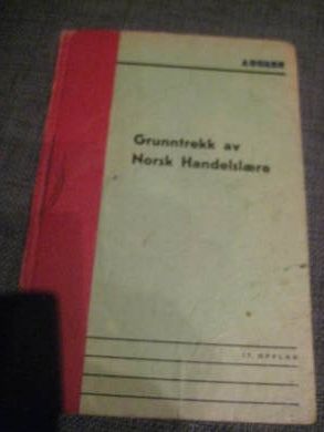 ADLER: GRUNNTREKK AV NORSK HANDELSLÆRE 1941