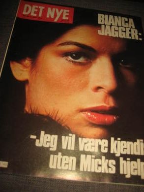 1977 nr 045 DET NYE BIANCA JAGGER - NICK NOLTE -