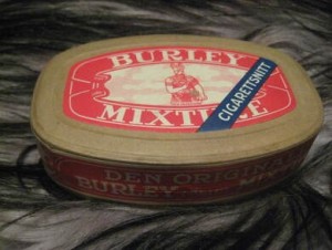 BURLEY MIXTURE, fra Norsk Engelsk Tobaksfabrik, 60 tallet