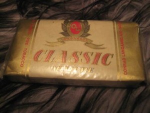 CLASSIC MIXTURE, fra Conrad Langaard Tobaksfabrik, 60 tallet.