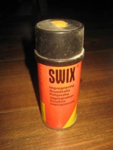 Ubrukt sprayflaske med innhold, SWIX Impregnering,  Astra Wallco, 60 tallet
