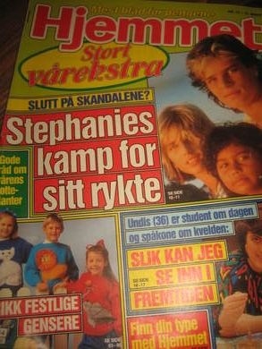 1987 nr 014 HJEMMET STEPHANIE