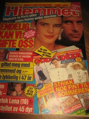 1988 nr 018 HJEMMET STEPHANIE ROBERT REDFORD