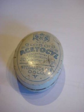GLOBOID ACETOCYL fra Nyegaard & Co tidleg 1900