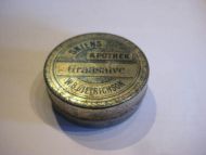 Graasalve fra SKIENS APOTEK W B DIETRICHSON tidleg 1900