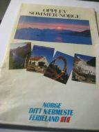 OPPLEV SOMMER NORGE 80 tallet kart med en masse ubrukte rabattkuponger