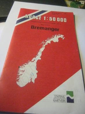 Kart over BREMANGER, 1995.
