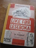 Tenfjord, Jo: LIKE FØR BOKA. 1958.