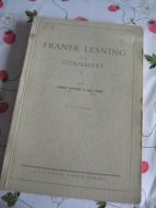 PANDE: FRANSK LESNING FOR GYMNASET 1937