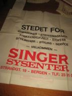 SINGER SYSENTER STRANDGT 19 BERGEN 80 tallet
