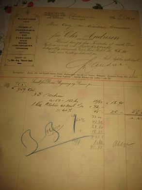 Chr Andersen Christiania 1913