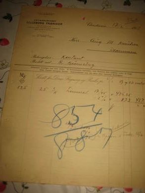 LILLEBORG FABRIKKER CHRISTIANIA 1913