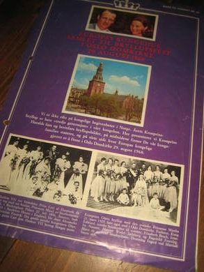 EUROPAS KONGEHUS SAMLET TIL BRULLUPSFEST I OSLO DOMKIRKE 29 AUGUST 1968