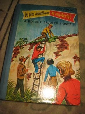 Blyton: De fem detektivene og mysteriet MED DET SKJULTE HUSET Bok nr 5 1965