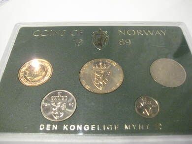 1989 COINS OF NORWAY