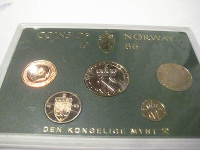 1986 COINS OF NORWAY