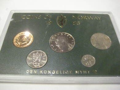 1988 COINS OF NORWAY