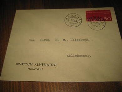 MESNALI 1963 fra BR&Oslash;TTUM ALMENNING MESNALI