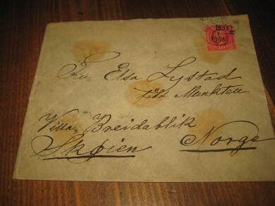 Svensk brev fra 1906