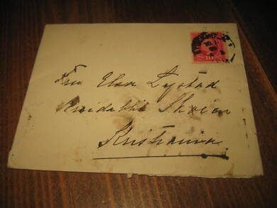 Svensk brevb fra 1906