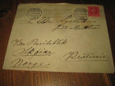 Svensk brev fra 29 5 1905