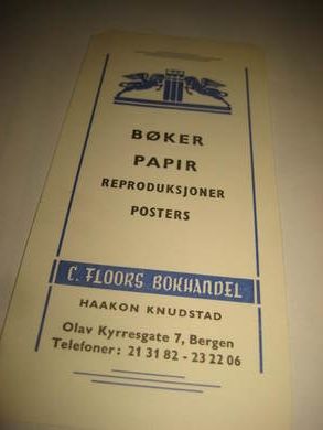 FLOORS BOKHANDEL BERGEN Dette er nr 2