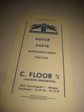 FLOORS BOKHANDEL BERGEN Dette er nr 3