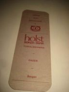 Holst bøker og papir, Bergen
