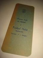 Fridtjof Holst Bokhandel, Bergen