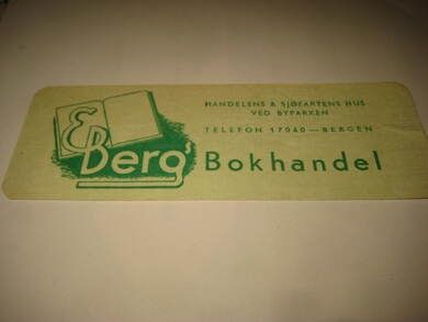 BERGS BOKHANDEL BERGEN