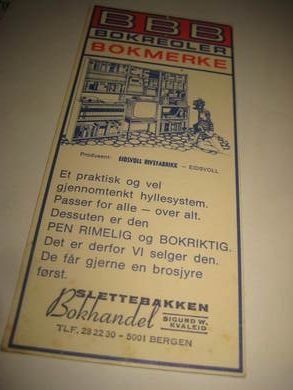 SLETTEBAKKEN BOKHANDEL BERGEN Dette er nr 1