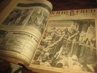 KRIG OG FRED komplett innbunden samlimling av samtlige blader fra årgangene 1919 og 1920