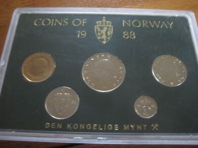 1988 COINS OF NORWAY