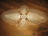 Pen hekla brikke ca 35 cm i diameter Dette er nr 8