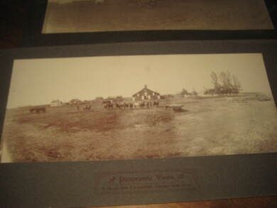 Gammelt bilde fra Panoramic Viewo North Dakota Ca 45 cm langt tidleg 1900