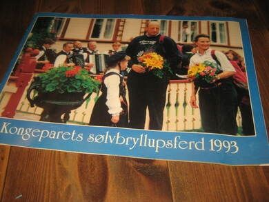 Kongeparets sølvbryllupsferd 1993